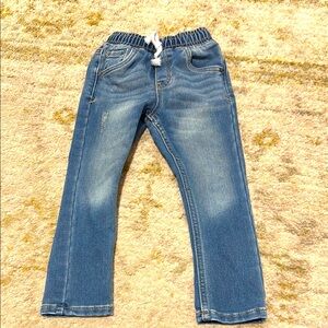 Cat & Jack Toddler Boy Drawstring Skinny Jeans 3T